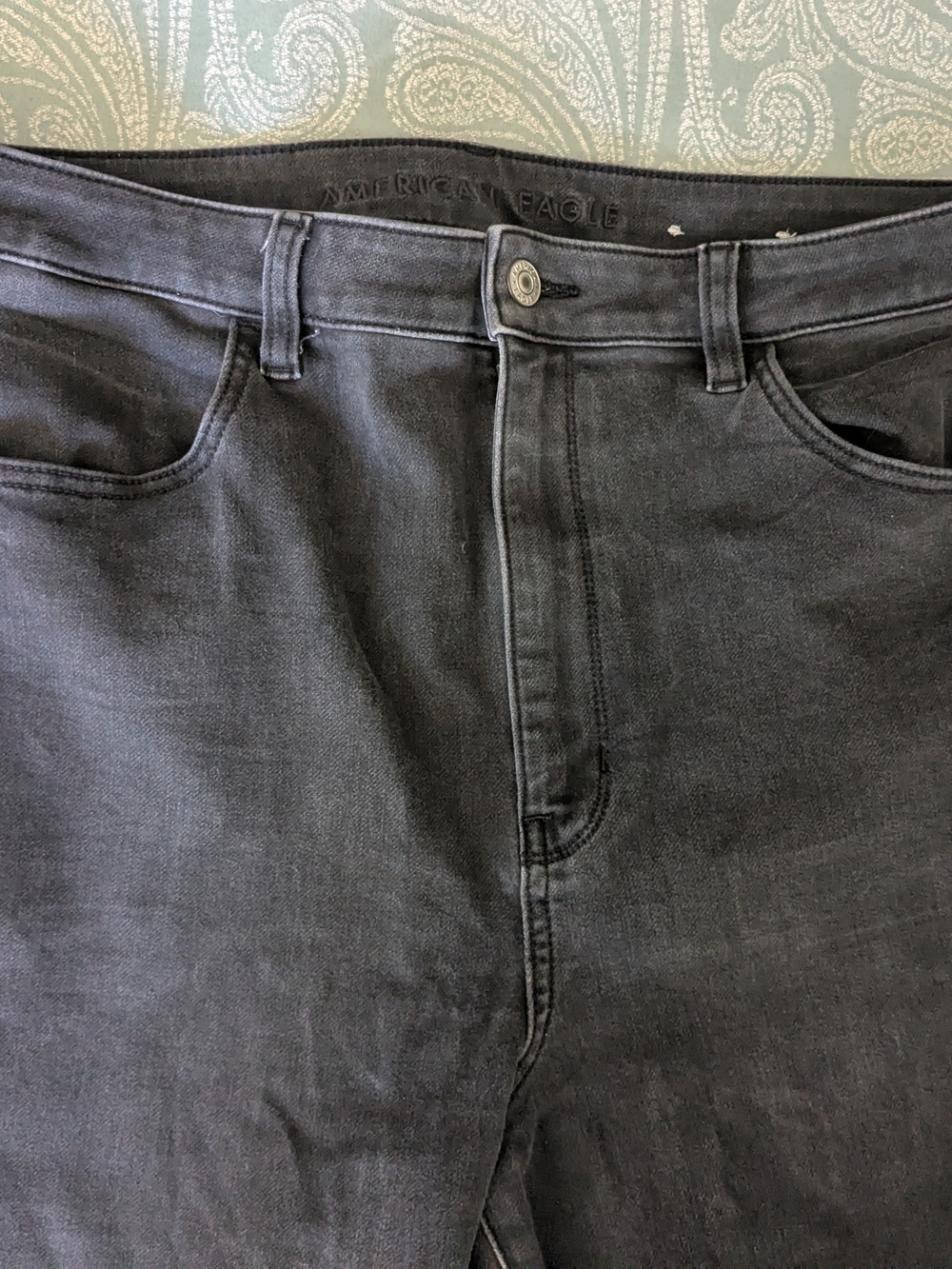 American Eagle Outfitters  Charcoal Slim Jeans